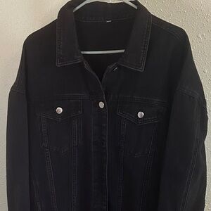 No Name Black Jean Jacket